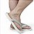 Chinelo Flat Strass Off-White - Imagem 1