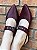 Sapatilha Bico Fino Slingback Fivela Marsala - Imagem 1