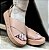 Sandália Flat Elegance Nude Rebite - Imagem 2