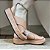 Sandália Flat Elegance Nude Rebite - Imagem 3