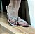 Chinelo Nózinho Strass Prata - Imagem 1