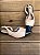Sapatilha SLINGBACK Nude Ponteira VERNIZ PRETA - Imagem 1