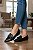 Slipper Bico Fino Preto Fivela - Imagem 1