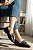 Slipper Bico Fino Preto Fivela - Imagem 2