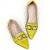 Slipper Bico Fino Amarelo Fivela - Imagem 3
