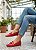 Mocassim Comfort VERNIZ Fivela Vermelho - Imagem 1