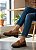 Mocassim Tratorado Suede Total Caramelo - Imagem 1