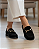 Mocassim Slim Preto Camurça Fivelinha - Imagem 1