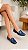 Mocassim Comfort Bordado Azul Marinho - Imagem 1