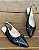 Sapatilha Slingback Bordada Preta - Imagem 2