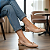 Sapatilha Slingback Bordada Nude - Imagem 1