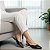 Sapatilha Slingback Texturizada Preta - Imagem 1