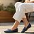 Slipper Bico Fino Azul Marinho Fivela - Imagem 1