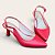 Sapato Scarpin Slingback Salto Taça Liso Vermelho - Imagem 3