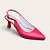 Sapato Scarpin Slingback Salto Taça Liso Vermelho - Imagem 2