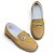 Mocassim Slim Fivela Camurça Mostarda - Imagem 2