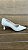 Sapato Scarpin Salto Taça Off-White - Imagem 2