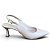 Sapato Scarpin Slingback Salto Taça Liso Nude - Imagem 2