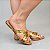 Chinelo Rasteira Bico Folha Spike Dourado - Imagem 2