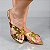 Chinelo Rasteira Bico Folha Spike Dourado - Imagem 1