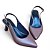 Sapato Scarpin Slingback Salto Taça Liso Café - Imagem 1
