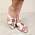 Chinelo Rasteira Bico Folha Olinda Off-White - Imagem 1