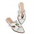 Chinelo Rasteira Bico Folha Olinda Off-White - Imagem 1