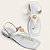 Sandália Saltinho Jade Off-White - Imagem 1