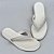 Chinelo Flat Pedraria Off White - Imagem 1