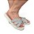 Chinelo FLAT Dubai Pedraria Off-White - Imagem 1