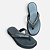Chinelo Flat Pedraria Preto - Imagem 1