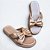 Chinelo Flat Laço Comfy Caramelo - Imagem 1