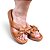 Chinelo Flat Laço Comfy Caramelo - Imagem 2