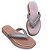 Chinelo Flat Pedraria Caramelo - Imagem 1