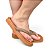 Chinelo Flat Pedraria Caramelo - Imagem 1
