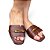 Chinelo Rasteira Fivela Capri Café - Imagem 2
