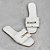 Chinelo Rasteira Fivela Capri Off-White - Imagem 1