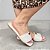 Chinelo Rasteira Palha Prado Off White - Imagem 2