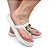Chinelo Flat Copacabana Off-White - Imagem 1