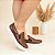 Tênis Slip On Bordado Rebite Café - Imagem 1