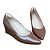 Scarpin Anabela Verniz Caramelo - Imagem 2