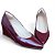 Scarpin Anabela Verniz Marsala - Imagem 3