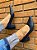 Sapato Scarpin Croco Azul Napa - Imagem 2