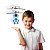 Mini Drone Robô Voador Azul Voa de Verdade Brinquedo - Imagem 3