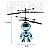 Mini Drone Robô Voador Azul Voa de Verdade Brinquedo - Imagem 4