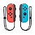 Periférico Nintendo Switch Novo Joy-Con Neon Vermelho / Neon Azul - Imagem 2