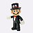 Boneco Mario Bros Maker Odyssey Casamento Nintendo 13 Cm - Imagem 1