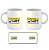 Caneca Perigo - Caution - hot - do not touch C421 - Imagem 3