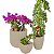 Kit 3 Vaso Decoração Planta Polietileno Variados Jardim CD50 - Imagem 1