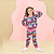 Conjunto Infantil Longo Menina Maria Aurora - Imagem 2